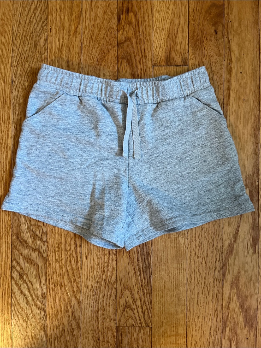 Carter's Light Gray Knit Drawstring Shorts